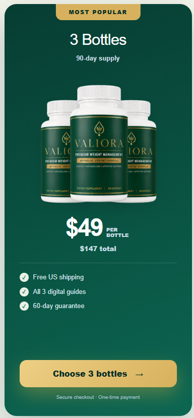 Buy Valiora 3 Bottle